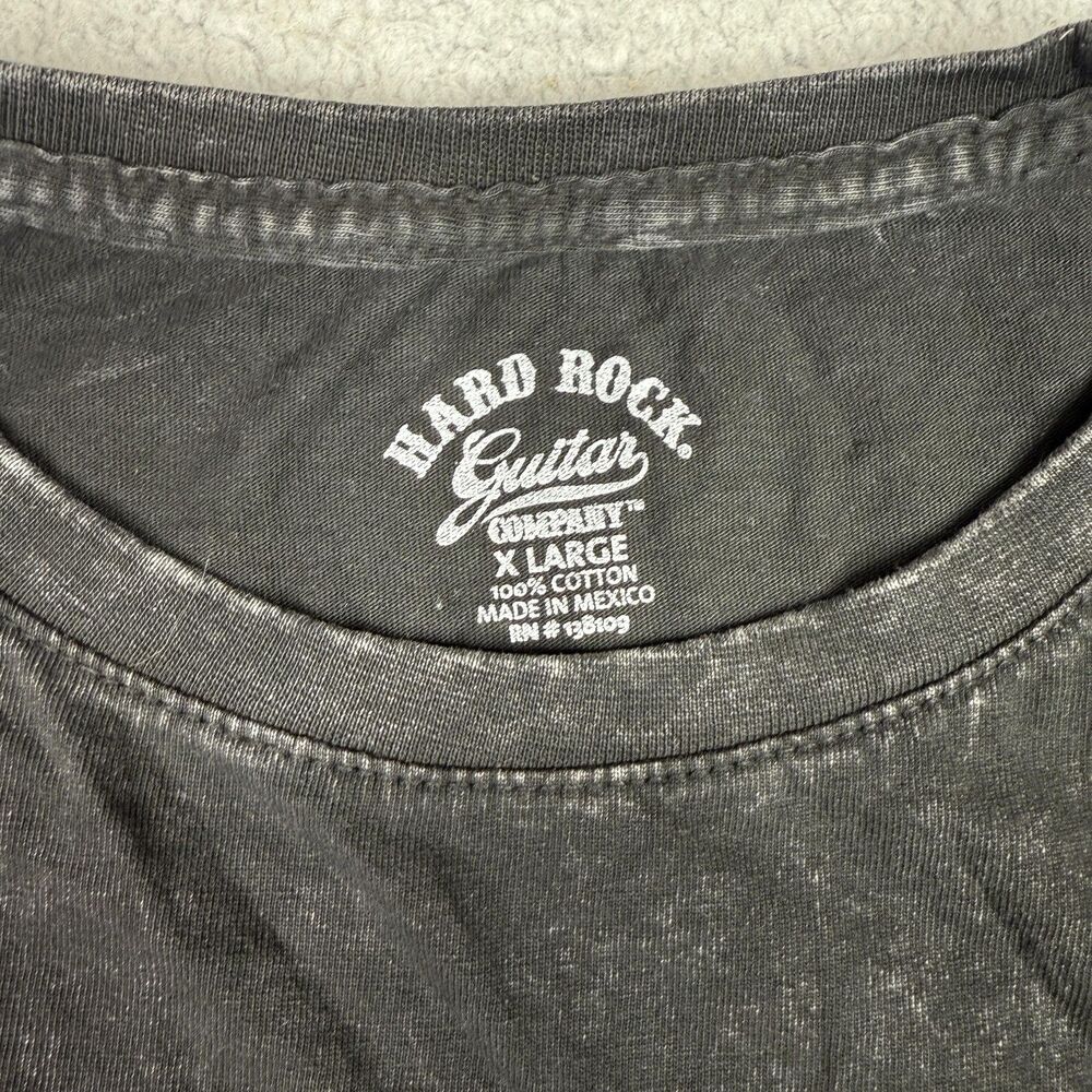 Hard Rock Cafe Shirt Mens XL Black Myrtle Beach World Tour Guitar Graphic Tee - Picture 5 of 9